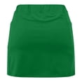 thumbnail image 4 of Bloomae Skorts for Women with Pockets Plus Size Elastic High Waist Tummy Control Athletic Skorts Dressy Casual Tennis Golf Skorts for Summer Activewear Mini Skirts Dark Green L, 4 of 5