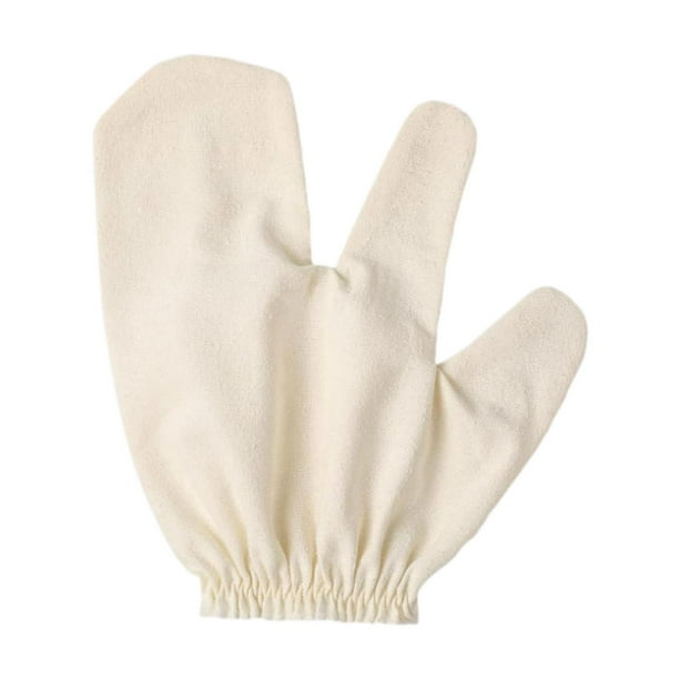 Guante de baño para fregar, guantes de masaje, cómodo y resistente al desgaste, toalla de ducha para el cuerpo. Soltero