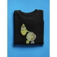 thumbnail image 3 of Cartoon Tortoise Bored Art Sweatshirt Men -Image by Shutterstock, Male XX-Large, 3 of 4