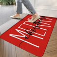thumbnail image 6 of Merry Christmas Door Mat 30 X 17 Inch Christmas Red Doormat Indoor Outdoor Entrance Floor Rug Non Slip Winter Christmas Decor Rubber Welcome Mats, 6 of 6