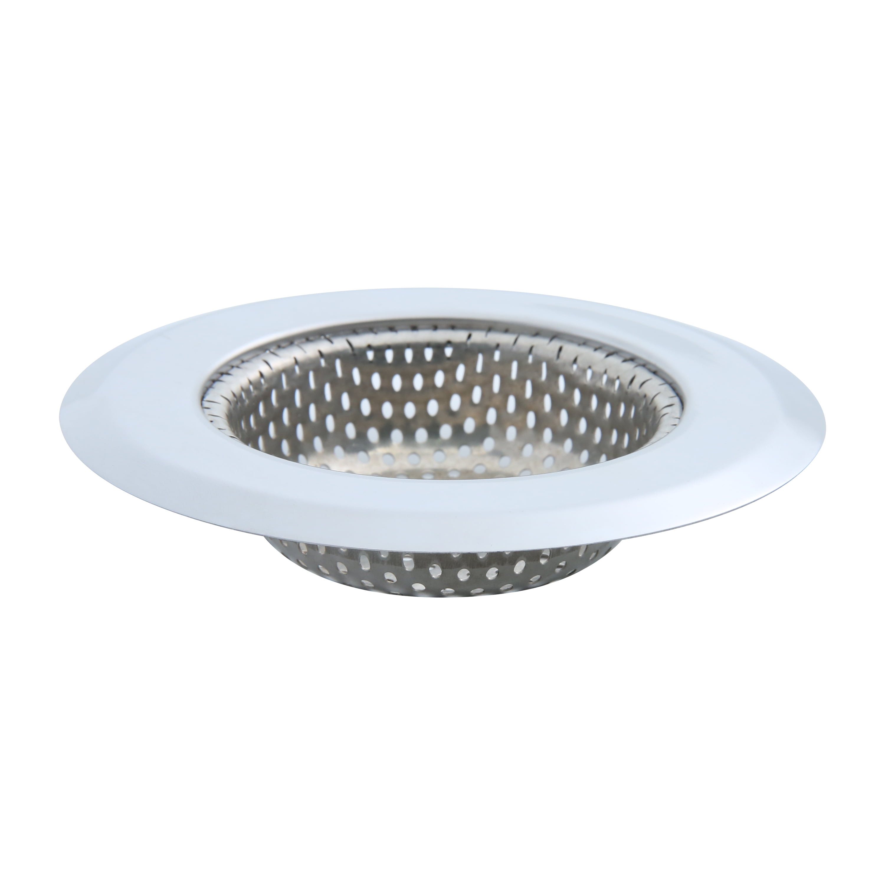 Mainstays Stainless Steel Kitchen Sink Drain Strainer 4.45" - Durable Food Catcher Chrome