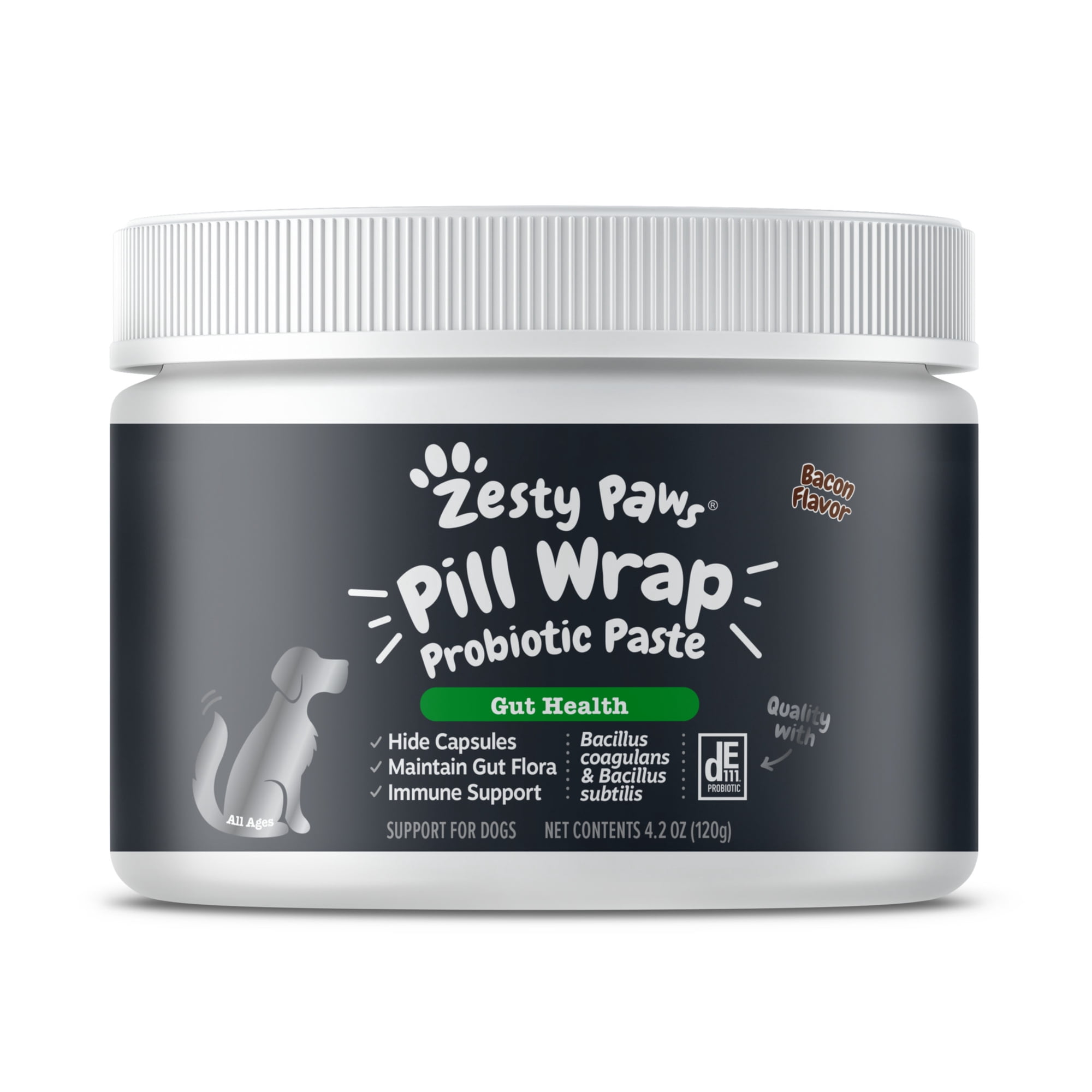 Zesty Paws Healthy Aging NAD+ Precursor Dog Supplement, Capsules + Pill Wrap, 60 Count
