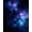 Blue, Pattern 4, variant on ODIKA 4'x6' Machine Washable Non-Slip Area Rug, Starry Night Round Cosmic Galaxy for High Traffic Rug, Blue, 131435
