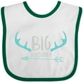 thumbnail image 3 of Inktastic Big Brother, Older Brother, Deer Antlers, Arrow Boys Baby Bib, 3 of 4