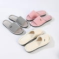 thumbnail image 2 of Roxoni Velvet Knit Flat Sandals for Women - Stylish Textured Woven Surface, Soft Ridge Around Insole, Exceptional Comfort for Summer, 2 of 4