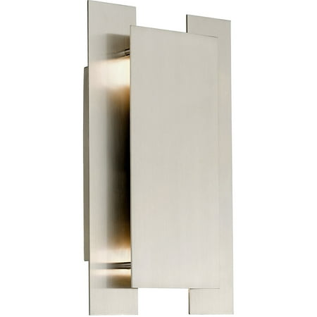 

Wall Sconces 2 Light Fixtures With Brushed Nickel Finish Steel Material Medium 14 120 Watts