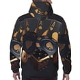 thumbnail image 7 of Lsque Casino Cards Poker Pattern Casual Men's Hoodie,Hooded Sweatshirt with Kangaroo Pocket,Pullover Hoodie-3X-Large, 7 of 7