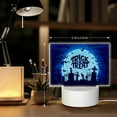 thumbnail image 6 of Kdxio Halloween Trick Or Treat Rectangular Acrylic Night Light Acrylic Sleep Night Light Friend Gifts for Birthday Gifts for Women Teens Boys Girls, 6 of 9