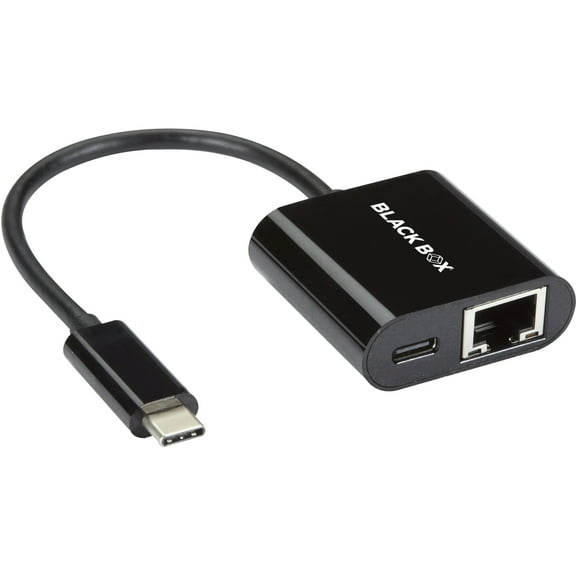 Black Box Gigabit Adapter Dongle - USB 3.1 Type C Male to RJ-45 (VAUSBC31RJ45C)