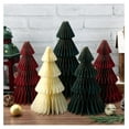 thumbnail image 2 of 5 PCS Paper Christmas Tree Honeycomb Christmas Tree 3D Christmas Honeycomb Table Centerpiece Christmas Party Decorations Paper Trees for Home Xmas Holiday Party Decor(Classic), 2 of 6