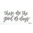 thumbnail image 2 of Imperfect Dust 24x14 White Modern Wood Framed Museum Art Print Titled - These are the Good Ole Days, 2 of 4
