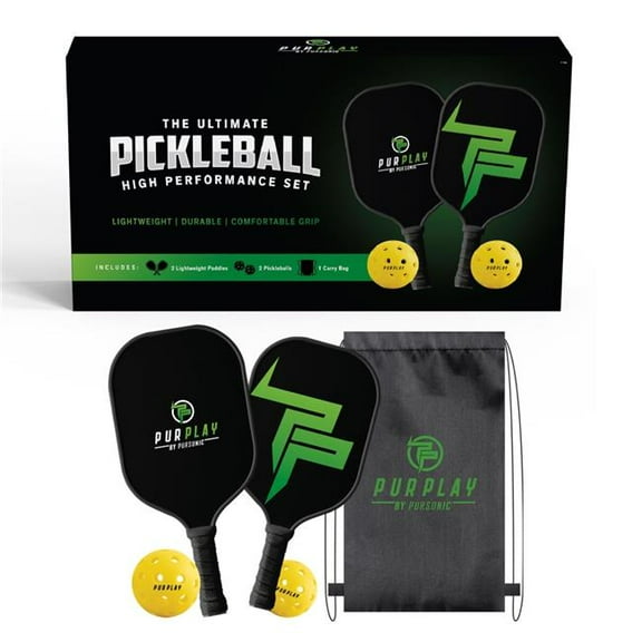 Pursonic PB2BK The Ultimate Pickleball High Performance Set