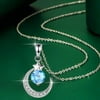 Ladies Necklace Fashion Special Design Diamond Shiny Titanium Steel Clavicle Necklace Cross Necklace For Women
