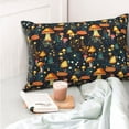 thumbnail image 4 of KLL Colorful Plants Mushroom Pillow Covers Envelope Closure,Super Soft and Cozy Fuzzy Fleece Pillow Case Cover 20"x30", 4 of 5