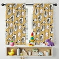 thumbnail image 5 of Blackout Kids Curtains,Yellow Baseball Items Pattern Childrens Insulated Curtains Set Of 2,Bedroom Essentials,Toddler Room Decor 42"x54", 5 of 5