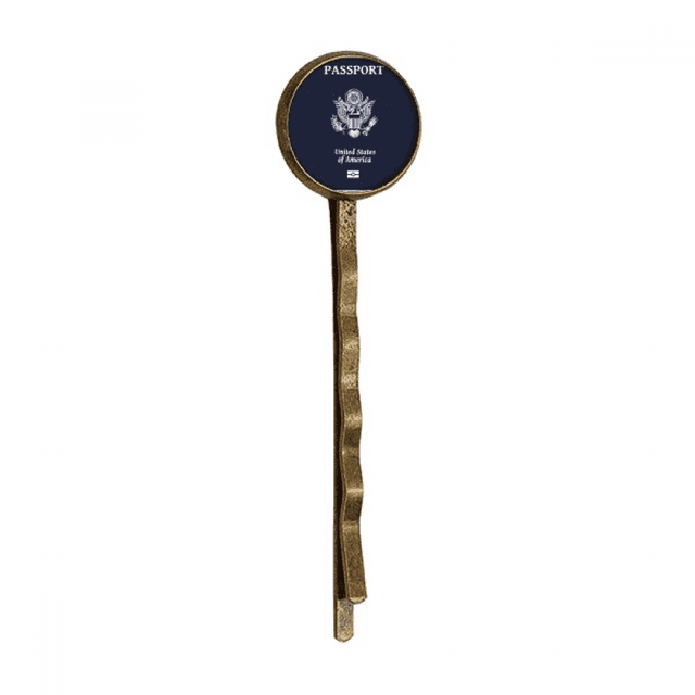 Pays Touristique Drapeau Américain Unique Mémorial Rétro Cheveux en Métal Bobby Pin Headwear