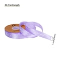 thumbnail image 2 of 1 Inch 50 Yard Wide Satin Ribbon Grosgrain Valentine Wedding Ribbon for Gift Wrapping, Just for You, Lavender Purple, 2 of 6