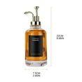 thumbnail image 4 of Coffee Syrup Dispenser for Coffee Dispenser Glass Syrup Bottle Set of 2 Refillable Bottles for Condiment, 4 of 9