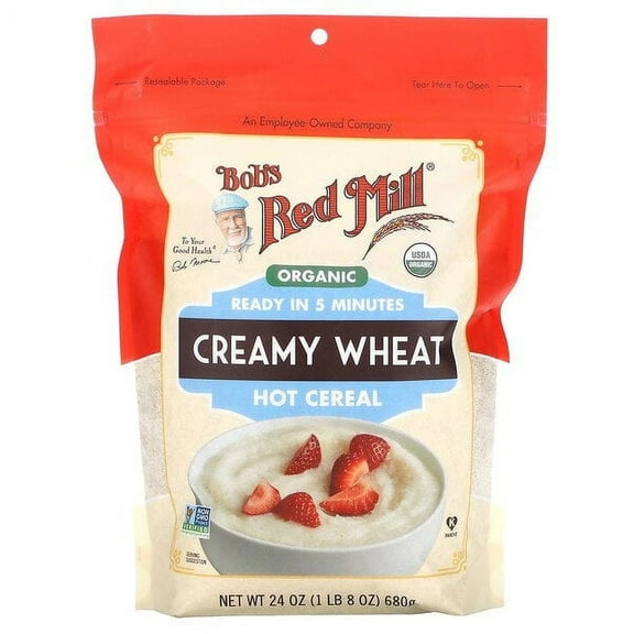 Bob's Red Mill, Organic Creamy Wheat Hot Cereal, 24 oz