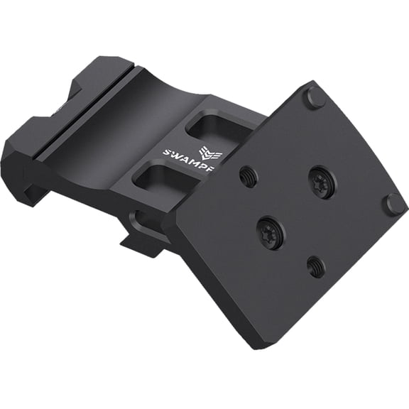 Swampfox Rebel Offset For Picatinny Rail Dot Sight Mount, Hard Anodize, Black, R