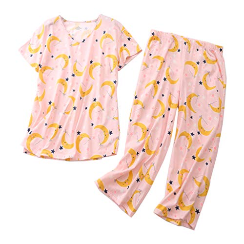 Sleepwear -Cute Print Cotton Tops 