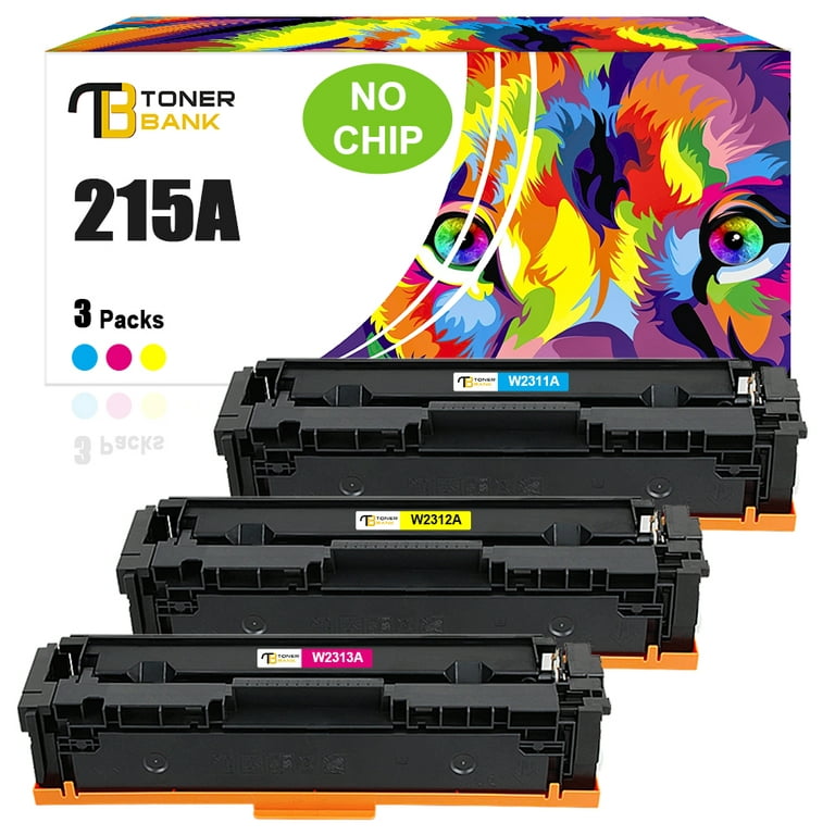 Toner Bank Compatible Toner Cartridge Replacement for HP 215A W2310A W2311A  W2312A W2313A for HP Color Pro M182NW MFP M183FW M182 M183 Printer Ink