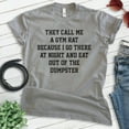thumbnail image 2 of They Call Me A Gym Rat Shirt, Unisex Women's Men's Shirt, Workout Shirt, Exercise Shirt, Ironic Shirt, Dark Heather Gray, XX-Large, 2 of 6