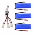 thumbnail image 1 of Teissuly 3Pcs 7.4V 500mah Lipo Battery for Wltoys A202 A212 A222 A232 A242 A252 RC Car Teissuly WER202311016355, 1 of 8