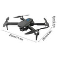 thumbnail image 4 of Oficina y papelería Drone de control remoto con pantalla V34 Control remoto GPS Retorno Motor sin escobillas Drone Quadcopter Evitación de obstáculos Avión de control remoto aeronave aeronave, 4 of 9