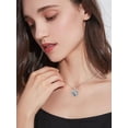 thumbnail image 5 of CACA LADY Elephant Locket Necklace That Holds 2 Pictures 925 Sterling Silver Elephant Photo Heart Locket Pendant Jewelry Gifts for Women (Locket only), 5 of 5
