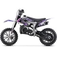 thumbnail image 2 of MotoTec 50cc Demon Kids Gas Dirt Bike 2-Stroke Motorcycle Pit Bike Purple, 2 of 4
