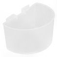 thumbnail image 2 of 20-Pack Plastic Bird Feeding Cups for Cages, 11x6cm White Water and Food Troughs for Parrots, 2 of 5