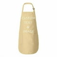 thumbnail image 2 of Customized Kitchen Chef Apron Personalized with Your Image and Text - Cream, 2 of 3