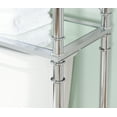 thumbnail image 4 of Linon Pinnacle Chrome and Glass Spacesaver, 3 Tiered Shelves, 4 of 4