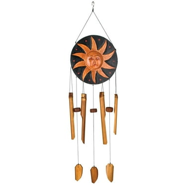 Woodstock Windchimes Celestial Bamboo Chime, Wind Chimes For Outside, Wind Chimes For Garden, Patio, and Outdoor Décor, 37"L