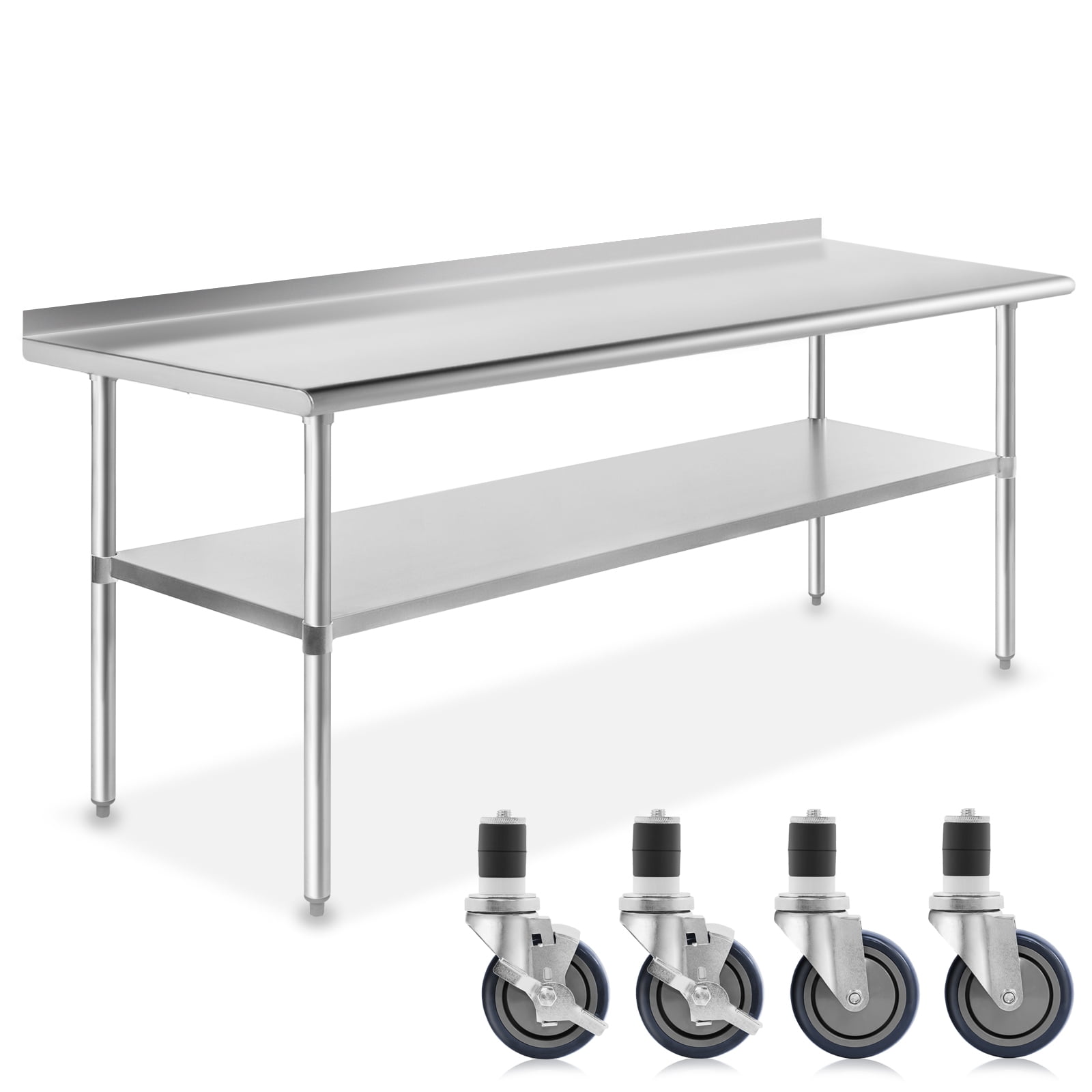 Wheels for Metal Prep Tables 3 Casters for Stainless Steel Work Table