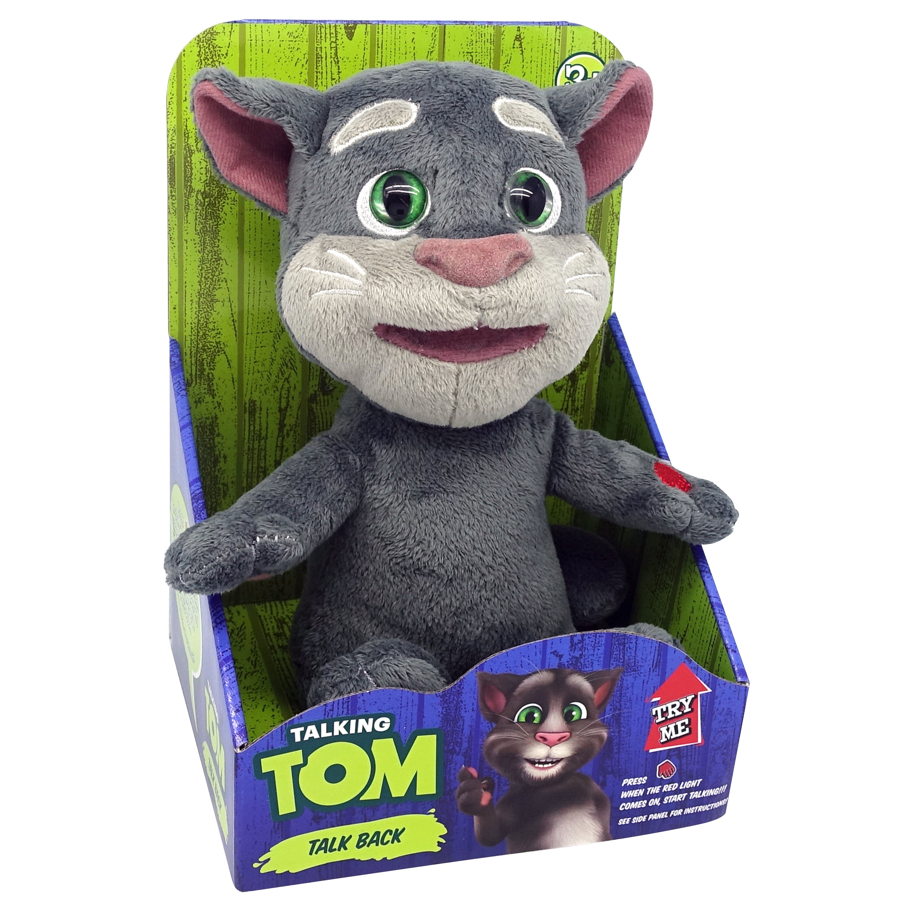 10" INTERACTIVE PLUSH TALKING TOM APP GAME KITTY CAT CHRISTMAS TOY GIFT AGE 3+ 