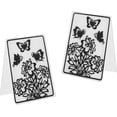 thumbnail image 7 of DIY 2 Pcs Flower Butterfly Plastic Embossing Folders DIY Plastic Template Craft Card Making for Handcraft Photo Album Decoration 5.83 x 4.13 Inches DIY, 7 of 7