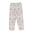 thumbnail image 4 of Xecao Animals In Tribe Women's Straight Lounge Pajama Pants: The Epitome of Relaxed Sleepwear, 4 of 9