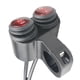 thumbnail image 4 of Interruptor de luz de motocicleta a prueba de agua, voltaje de entrada de 12 V, interruptor de luces intermitentes de emergencia para motocicleta con luz indicadora., 4 of 12