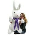 thumbnail image 1 of American Made Giant Stuffed Bunny White Soft 42 Inch Big Plush Rabbit, 1 of 4
