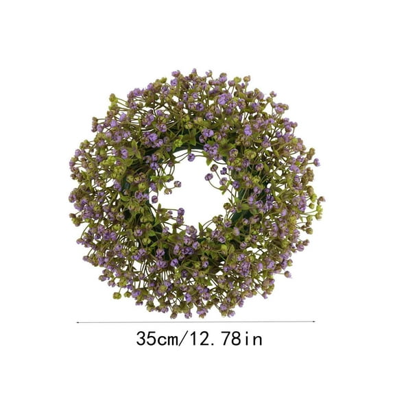 Bdday Halloween Garland Simulation Plant Wreath Artificial Fake Flower Arrangement Ornament Wall Hanging Decoration Happy Birthday Decorations