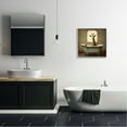 thumbnail image 3 of Stupell Industries Vintage Giraffe in Tub Animals & Insects Painting Gray Framed Art Print Wall Art, 24 x 24, 3 of 9