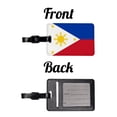 thumbnail image 4 of Philippines Country Flag Faux Leather Travel Luggage Tag, 4 of 7