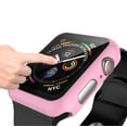 thumbnail image 6 of For Apple Watch Series 3 / 4 / 5 / 6 / SE Case, Njjex [1-Pack] Ultra Slim Thin Bumper Full Coverage Matte Hard Cover for iWatch Series SE 6 5 4 3 2 38 40 42 44mm -Pink, 6 of 7