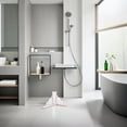 thumbnail image 4 of Minkissy 2PCS Bathtub Corner Splash Guard Acrylic Splash Protection Aesthetic Design Bathroom, 4 of 8