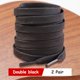 thumbnail image 1 of Cordones de zapatos planos clásicos, cordones de zapatos blancos y negros para zapatillas de deporte, cordones de zapatos de 70/90/100/120/140/160CM, cordones de zapatos de alta calidad de 160cm Gao Jinjia LED, 1 of 2
