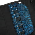 thumbnail image 4 of Gothic Corset Overbust Lace up Corset For Women Corsets Bustier Top Waist Training Blue 6XL, 4 of 4