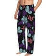 thumbnail image 2 of Balery Men'S Ornamental Turtles Pants,Sleepwear Pants,Pajama Pants,Pj Bottoms Drawstring And Pockets-Small, 2 of 9