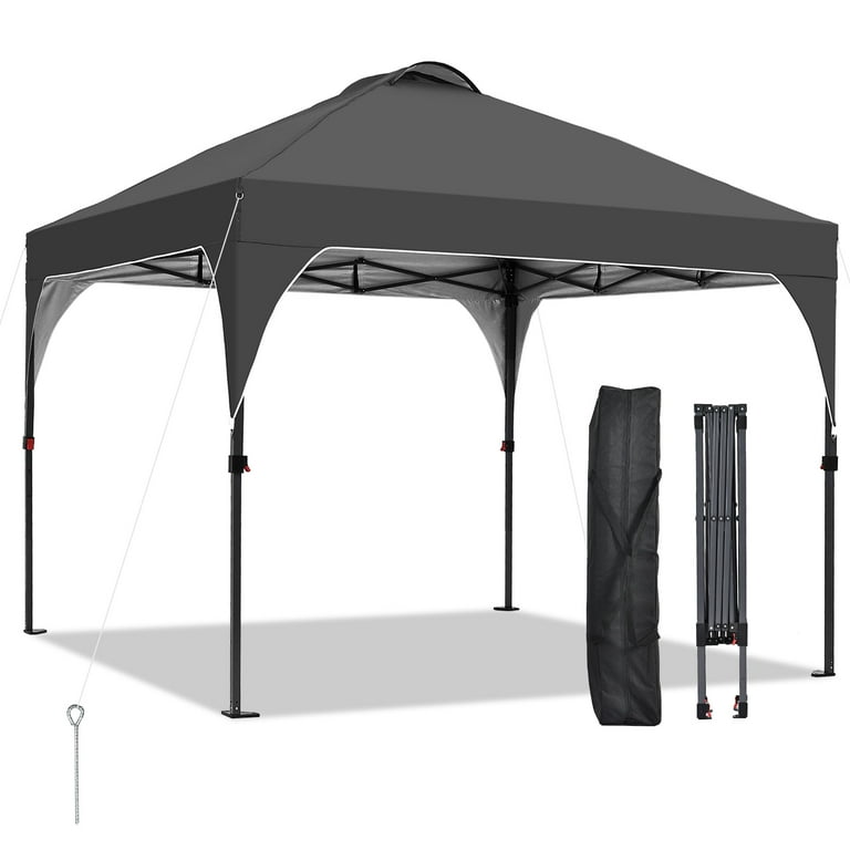 Ainfox 8'x8' Pop Up Canopy Tent, Easy-Setup Gazebo, Outdoor